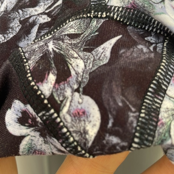 FABLETICS POWERHOLD DEFINE HIGH WAIST 7/8 Floral Nocturne leggings XXS 0-2 - Picture 7 of 13
